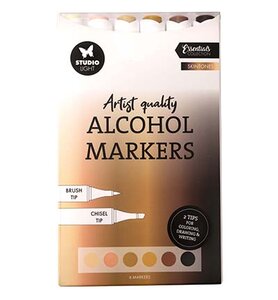 Studio Light - Essentials - Kleurmiddelen -  Markers  - Alcohol  -  Skintones