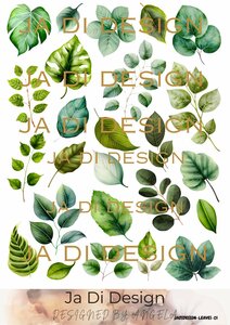 Ja Di Design - Knipvel - Decoupage - Leaves - 01