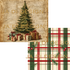 Ja Di Design - Papieset - Backgrounds - Vintage Christmas - 30x30_