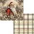 Ja Di Design - Papieset - Backgrounds - Vintage Christmas - 20x20_