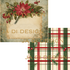Ja Di Design - Papieset - Backgrounds - Vintage Christmas - 20x20_