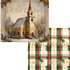 Ja Di Design - Papieset - Backgrounds - Vintage Christmas - 15x15 cm_