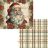 Ja Di Design - Papieset - Backgrounds - Vintage Christmas - 15x15 cm_