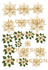 Ja Di Design - Papieset - Knipvellen - Vintage Christmas - A5 formaat_