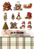 Ja Di Design - Papieset - Knipvellen - Vintage Christmas - A5 formaat_