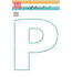 Marianne Design - Collectie Maart - Mixed Media - Craftstencil - P Letter_