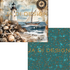 Ja Di Design - Papierset - Backgrounds - Rustic Nautical - 20x20 cm_