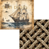 Ja Di Design - Papierset - Backgrounds - Rustic Nautical - 20x20 cm_