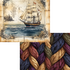 Ja Di Design - Papierset - Backgrounds - Rustic Nautical - 20x20 cm_