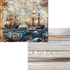 Ja Di Design - Papierset - Backgrounds - Rustic Nautical - 20x20 cm_