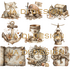 Ja Di Design - Papierset - Knipvellen - Rustic Nautical - 15x15 cm_